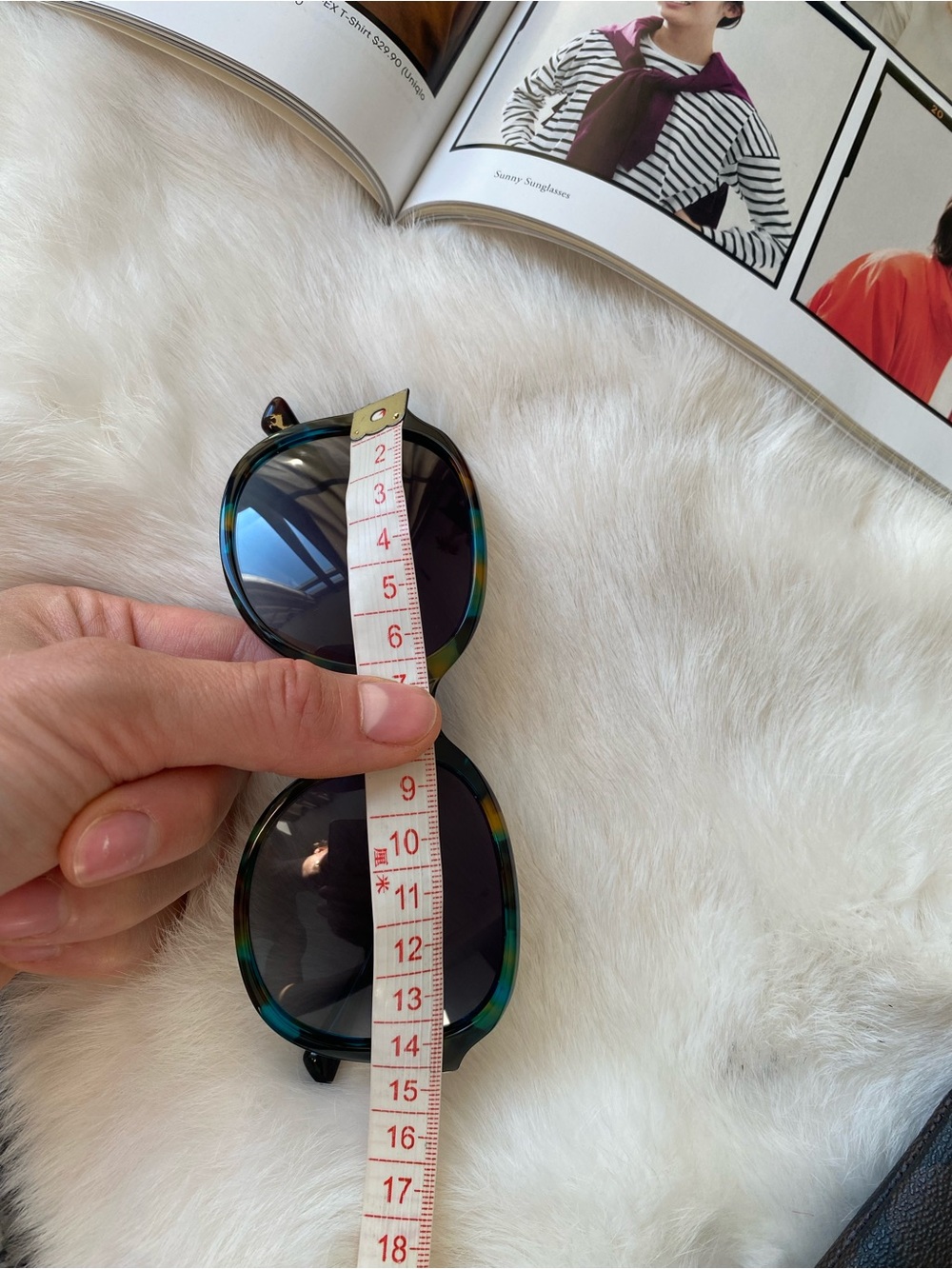 CARFIA Acetate Oversized Square Polarized Sunglasses - Picture 8 of 10